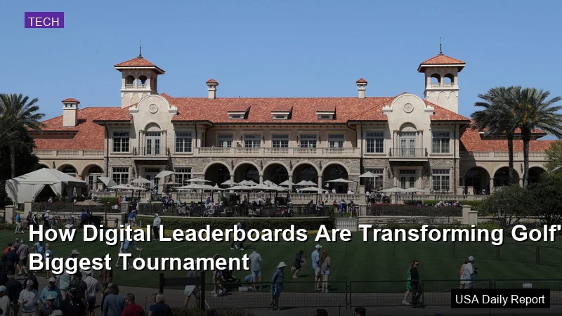 How Digital Leaderboards Are Transforming Golf's Biggest Tournament